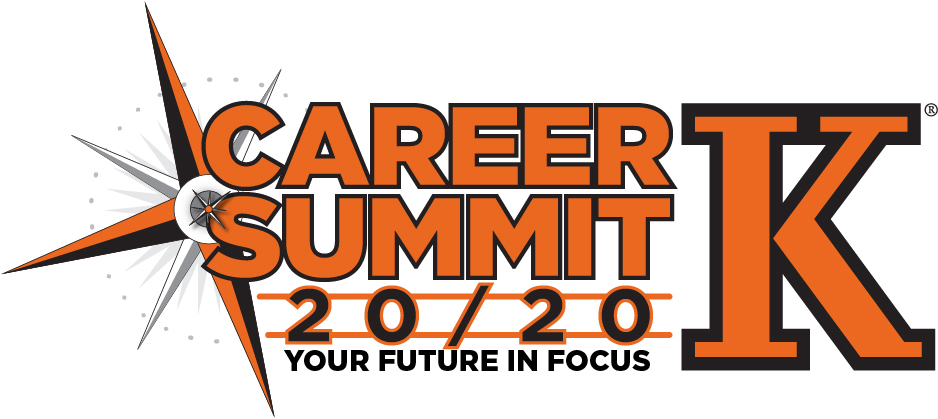 Text: Career Summit 20/20 Your Future in Focus