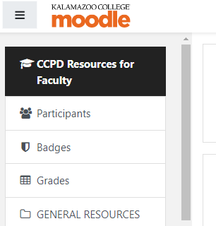 Moodle for faculty