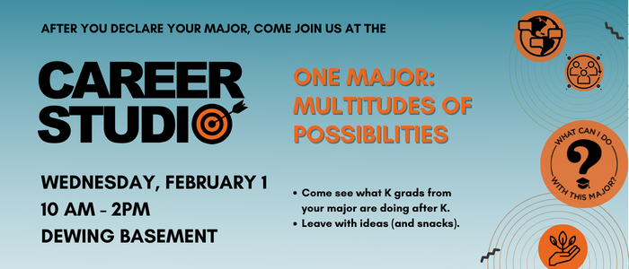 Join the CCPD after DOM day to get ideas on what you can do with your new major.