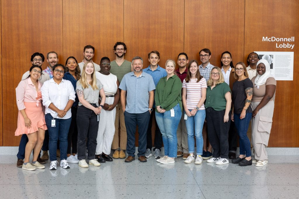 Carter Haley and Washington University staff